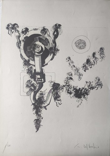 Litografia crescenzo del - litografia,