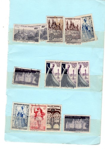 Francia foglio francobolli - foglio, 13