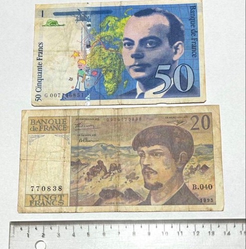 Francia 1993 vecchie - , banconote