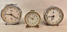 3 Vecchi Orologi Sveglia Anni