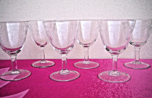 Vecchi bicchieri vino acqua - vecchi, vino/acqua