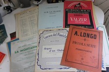 Lotto 50 Vecchi Spartiti varie