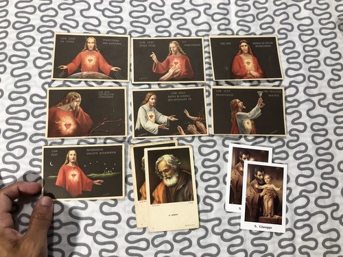 Lotto santini vecchi gesù - vecchi,